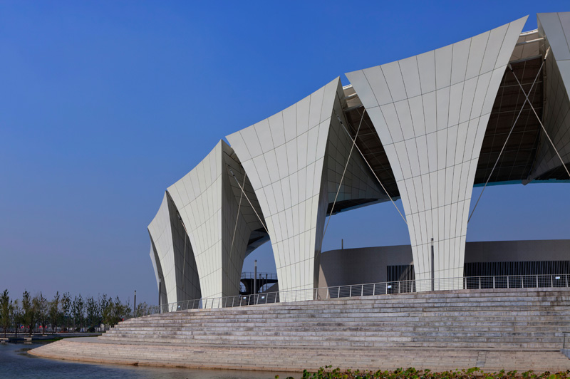 Oriental Sports Center in Pudong (Gerkan, Marg + Partner, gmp Architekten, 2011)